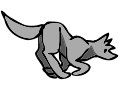 Running Wolf prop