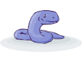 A blue-ish snake..