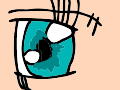My manga eye ( i am not very good xp)