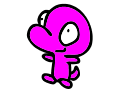 pink man