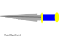 Fluted Short Sword