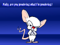 "Are you pondering what I'm pondering?"