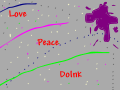 Love Peace DoInk T-shirt design
