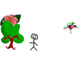A bird of some sort, with a weird person!!!