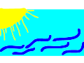 high tide