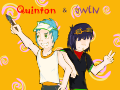 Quinton and Gwen for darkPiplup81